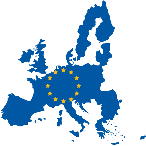 simple transport Icons europakarte